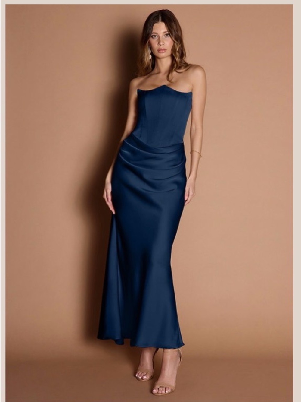 Azazie Debbie Navy Maxi Dress